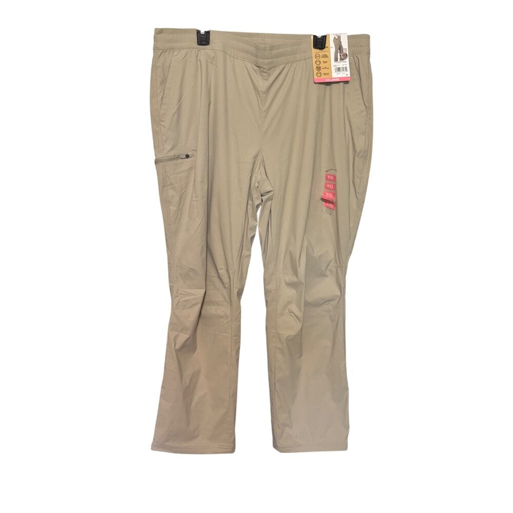 ZeroXposur Linea Stretch Pants Men's‎ XXL Gravel Elastic Waist Drawcord Pockets